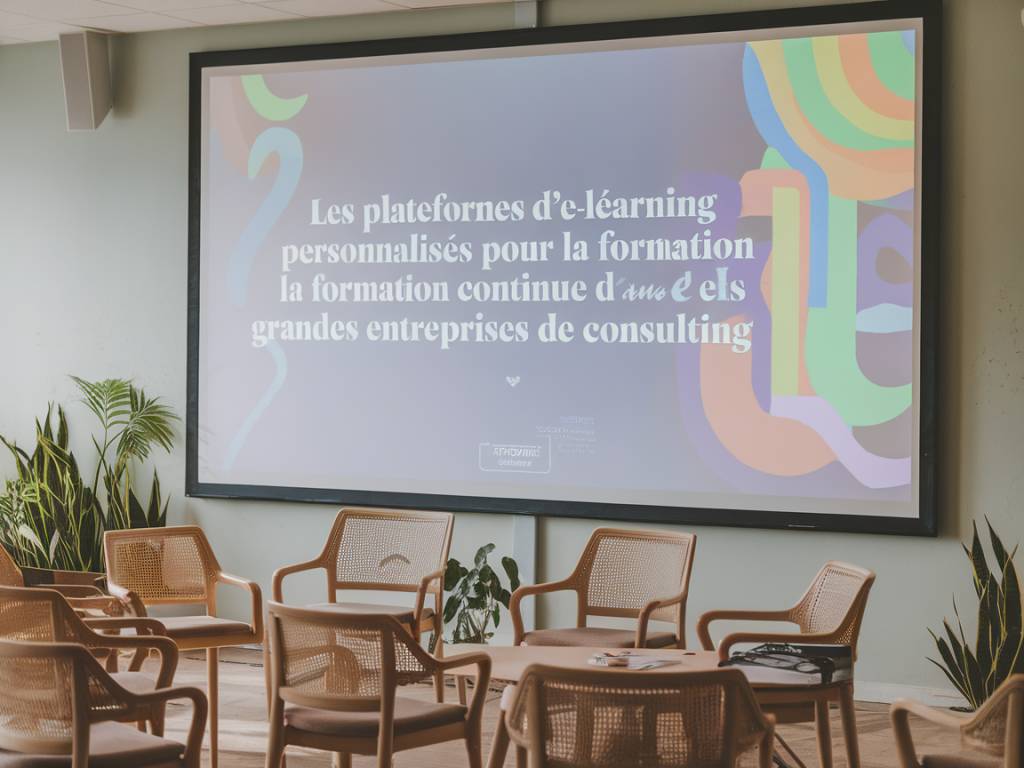 Les plateformes d’e-learning personnalisées pour la formation continue dans les grandes entreprises de consulting