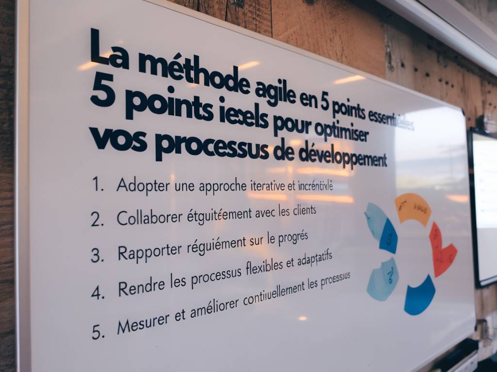 La méthode agile en 5 points essentiels pour optimiser vos processus de développement